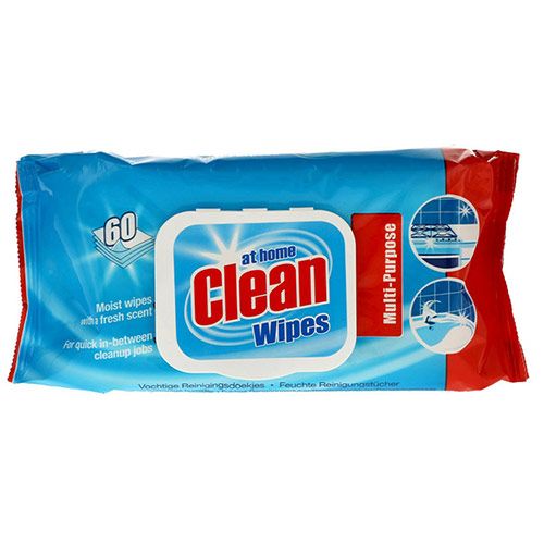 verschijnen onkruid Wieg At Home Clean hygiënische doekjes 60 stuks | Mediost