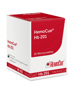 Hemocue HB201+ microcuvetten 25 stuks 