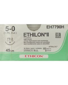 Ethicon Ethilon 5-0 blauw 45cm nld FS-2 EH7790H