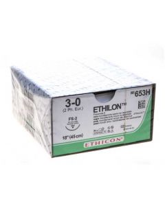 Ethicon Ethilon 3-0 zwart 45cm nld FS-2 653H