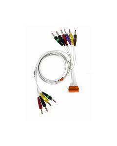 Cardioline ECG patientkabel IEC, 10 wires, plug
