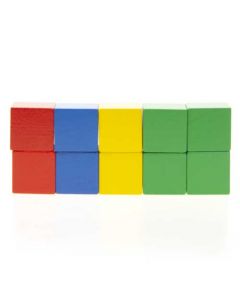 Wiechen vierkant gekleurde blokken