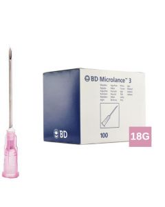 BD Microlance injectienaalden 18G 1.2 X 50mm roze