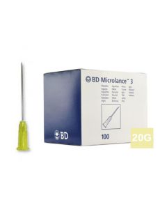 BD Microlance injectienaalden 20G 0.9 x 40mm geel