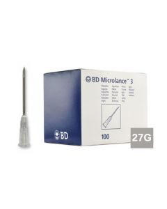 BD Microlance injectienaalden 27G 0,4 x 19mm grijs
